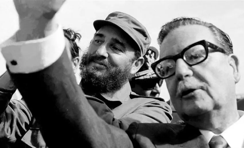 Fidel Castro, Salvador Allende, Cuba, Chile