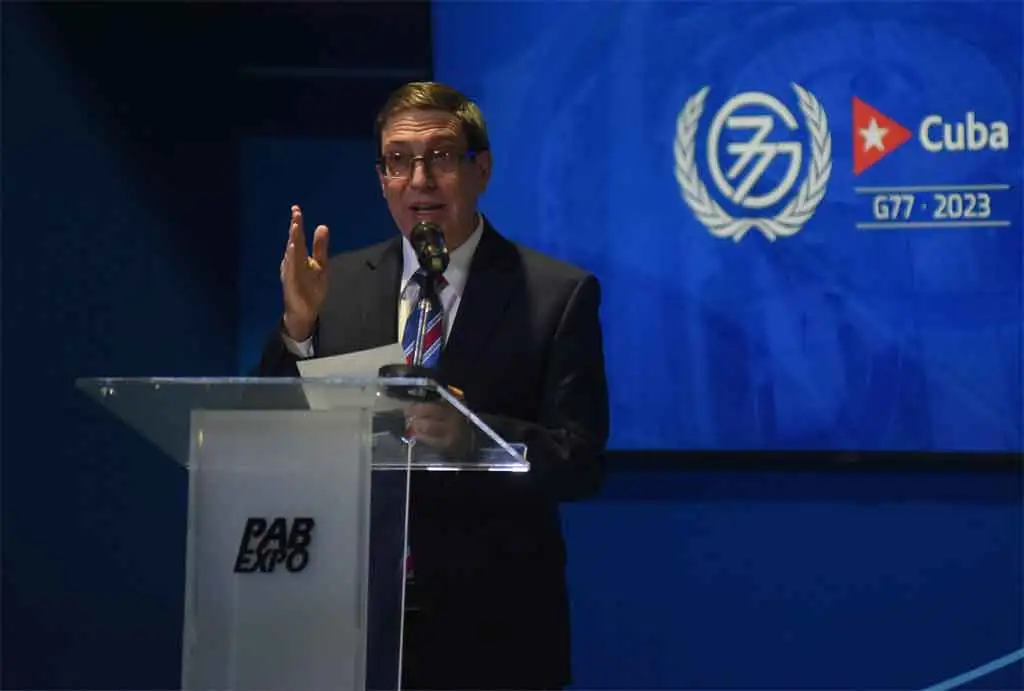 bruno, chancellor, Cuba, g77china