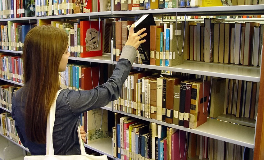 university, library