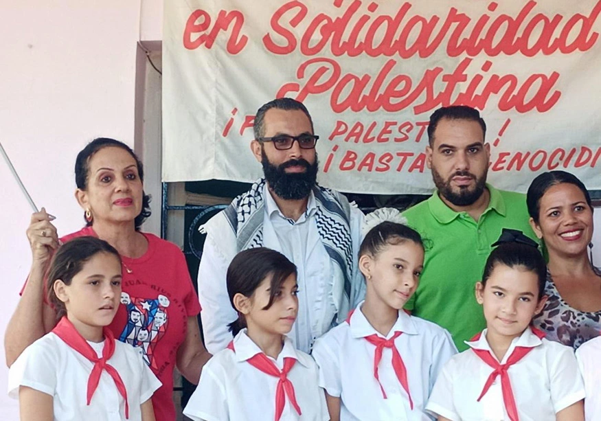 young Palestinian, mustafa, green, pullover