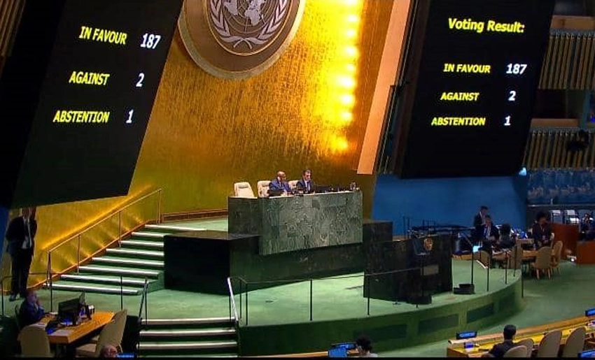 un, votes, blockade, cuba