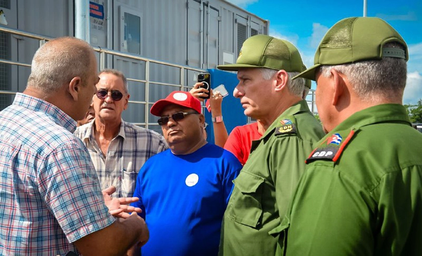 Cuban President Arrives in Holguin, Battered by Hurricane Melissa 1