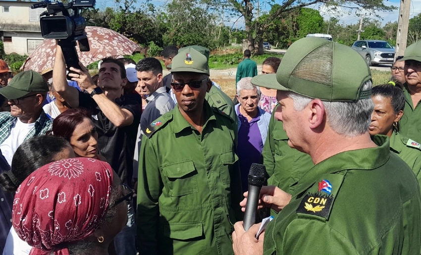 Cuban President Visits Mayari Municipality 1