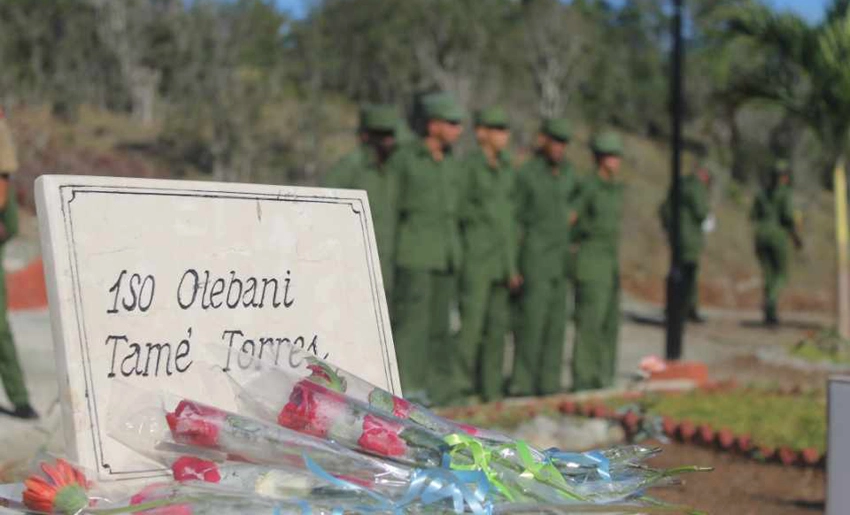 Remembering fallen combatants in the line of duty in Melones 1