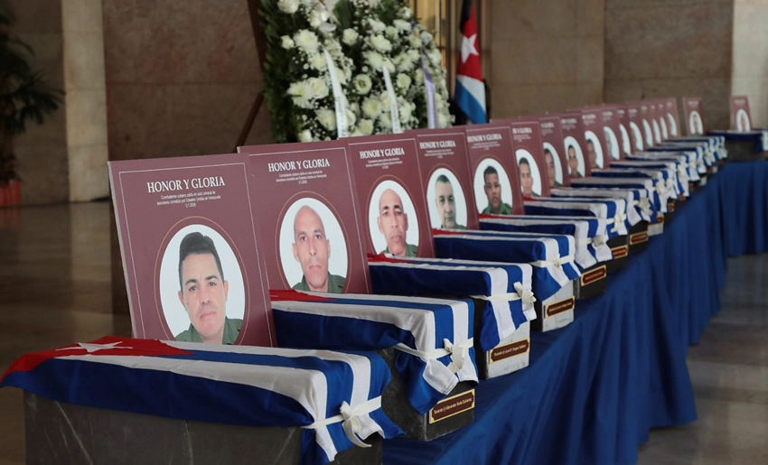 Cuba Honors its Fallen Combatants in US Attack on Venezuela