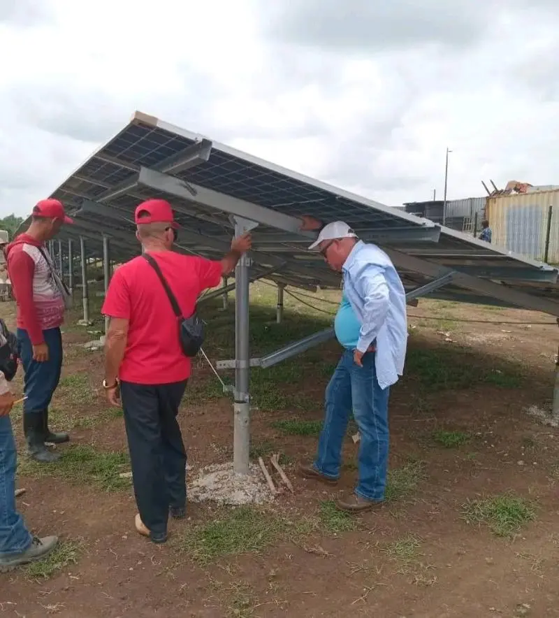 Incorporation of new solar parks into the National Electric System progresses in Holguin 0