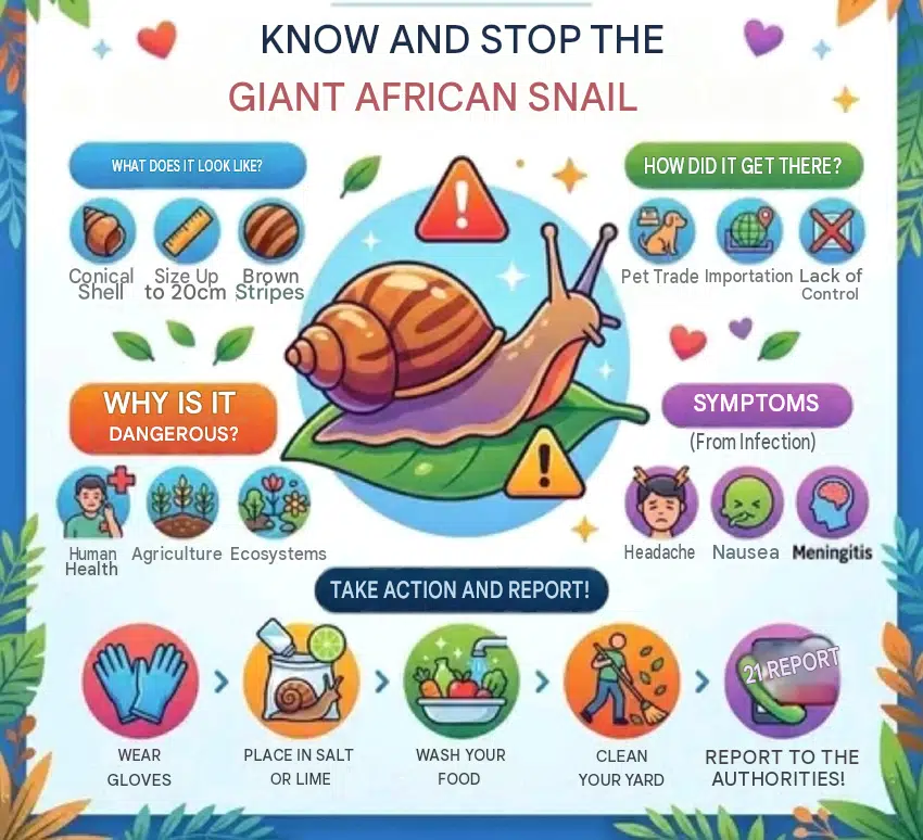 Warning Issued Regarding Possible Presence of Giant African Snail in Holguin 1