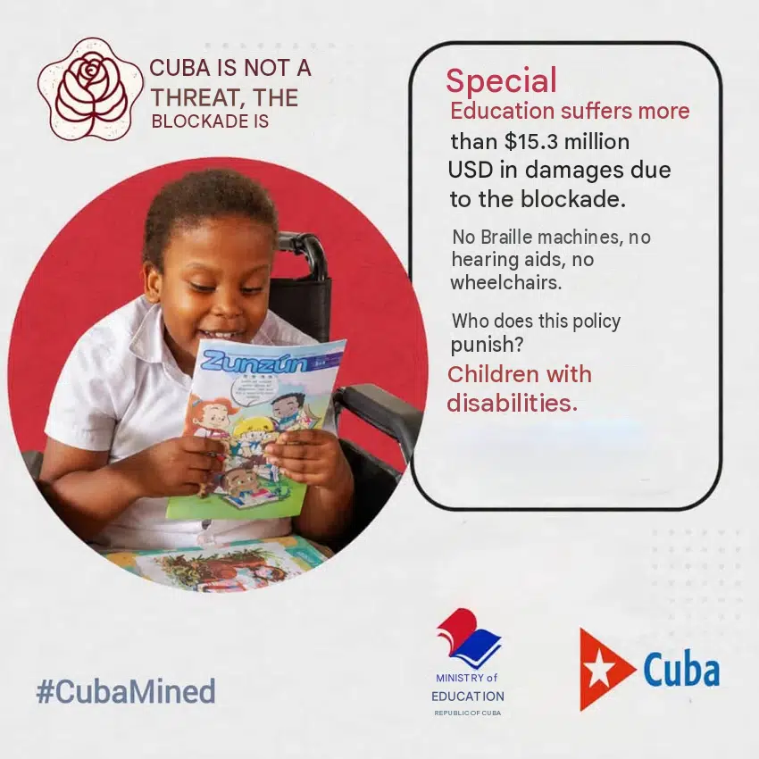 Blockade against Cuba affects special education students in Holguin 0