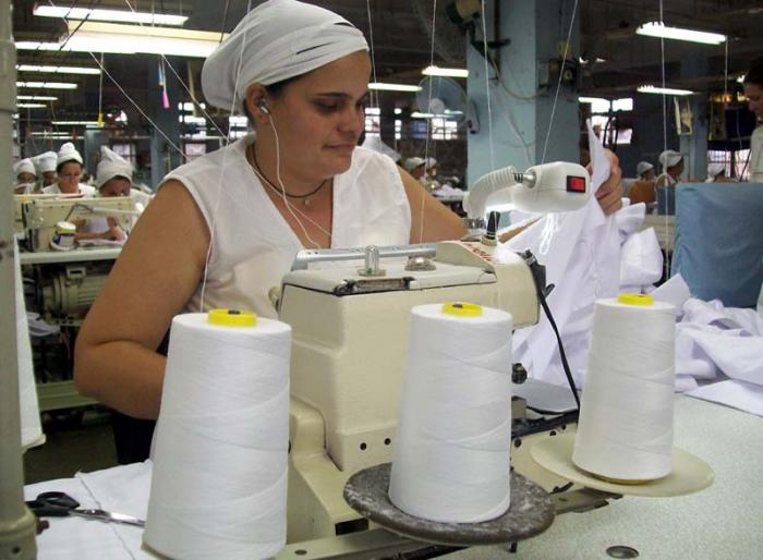 Bloqueo económico, Holguín, Industria Ligera, fábrica textil Lidia Doce