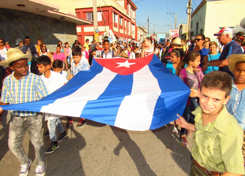 pioneros, Desfile Pioneril Martiano, Holguín