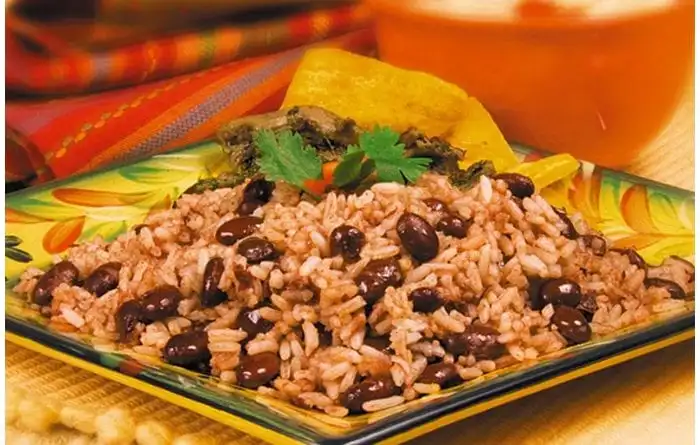 arroz congrí, arroz, frijoles, receta cubana, Cuba