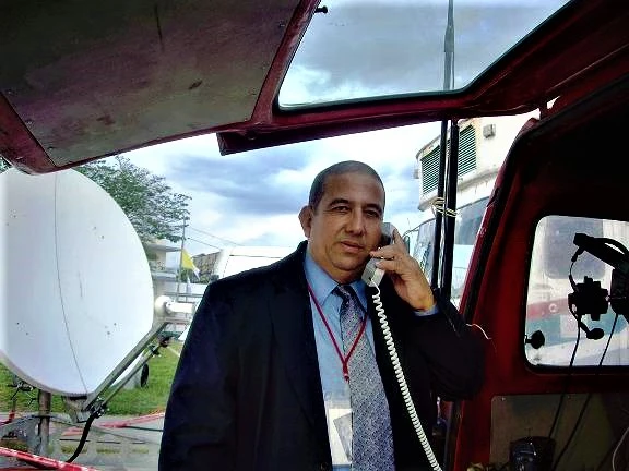 Aroldo Fombellida, locutor, Radio Rebelde, Cuba