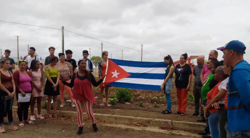 centro politécnico, Manuel Rojo, actividad productiva, manifestación, bloqueo, económico, financiero, comercial, Gobierno, EE.UU., Cuba