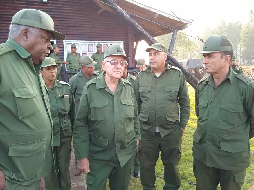 Viceministro, Ramón Espinosa Martín, incendio forestal, Pinares de Mayarí