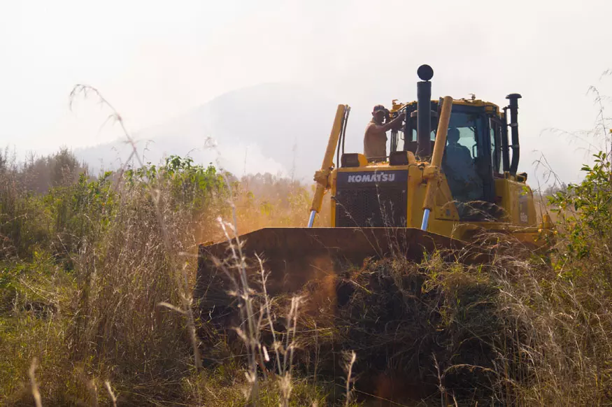 Incendio forestal, Pinares de Mayarí, Holguín, Cuba