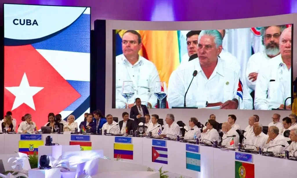 solidario y sostenible, presidente de la República, Miguel Díaz-Canel, XXVIII Cumbre Iberoamericana