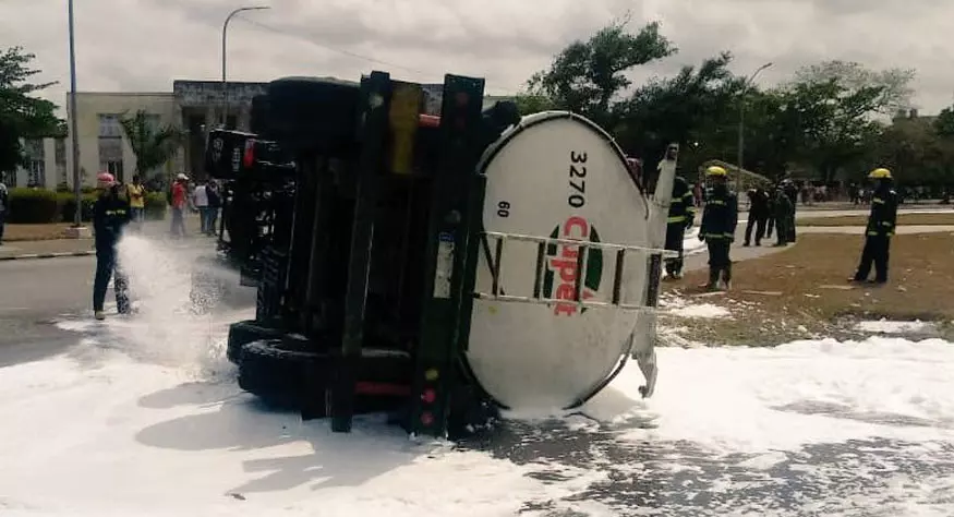 Accidente, derrame de petróleo, La Habana