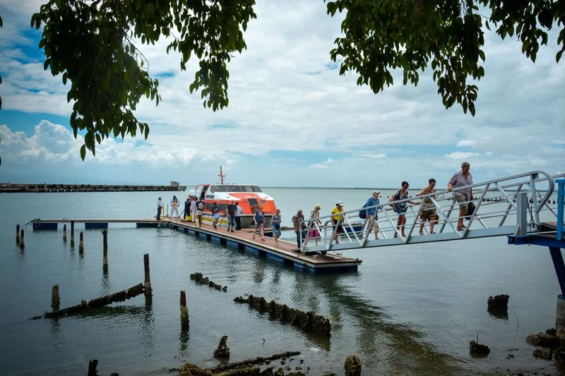 turistas alemanes, arribo, Antilla, turismo de cruceros, Holguín