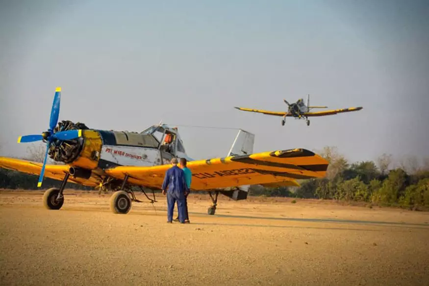 Incendio forestal, Pinares de Mayarí, Holguín, Aviación