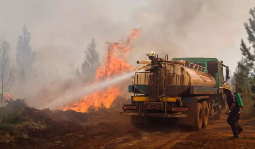 Incendio forestal, Pinares de Mayarí, Holguín