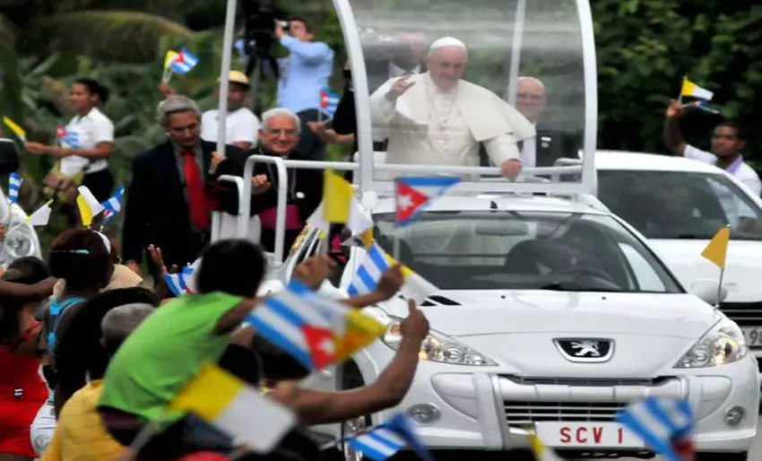 Cuba, papa Francisco