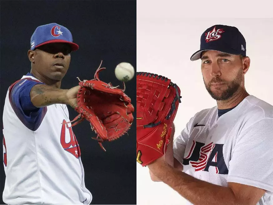 Roenis Elías, Adam Wainwright, Cuba, estados Unidos, Béisbol