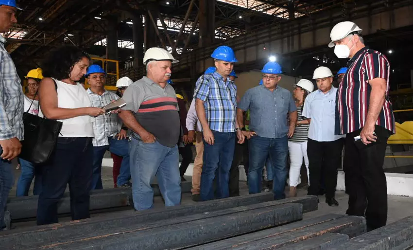 Cuba, Inversiones,empresa siderúrgica, Antillana de Acero, Miguel Díaz-Canel