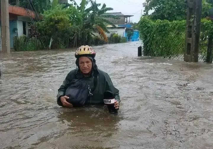 defensa civil, inundación, ciudad de Mayarí, Holguín, intensas lluvias