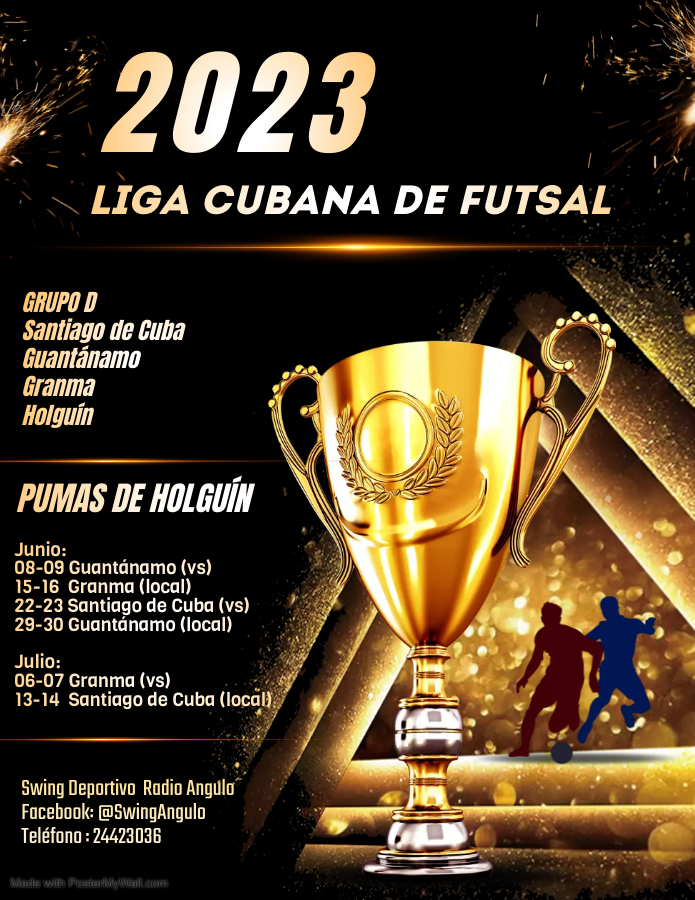 debuta Holguín, Guantánamo, II Liga Cubana de futsal