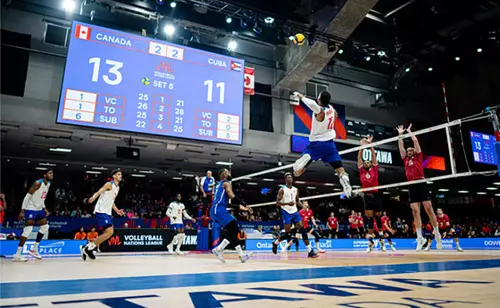 Liga de Naciones, Cuba, Canadá Voleibol