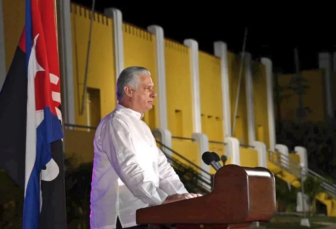 victoria, Miguel Díaz-Canel, presidente, República de Cuba, celebración, 26 de Julio, aniversario 70, Santiago de Cuba, Cuba
