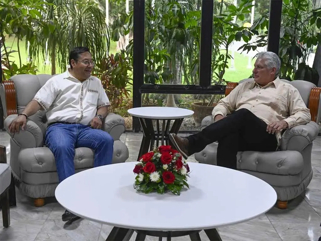 Bolivia, Cuba, Díaz Canel, Luis Arce, conversación oficial