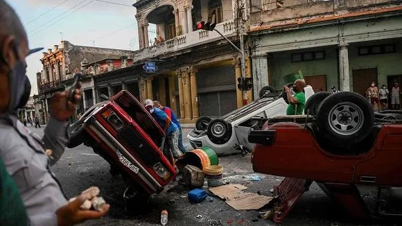 11 de julio, Cuba, denuncia, diario, disturbios, diario granma, julio, responsabilidad, Estados Unidos