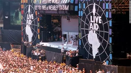 Rock, concierto Live Aid