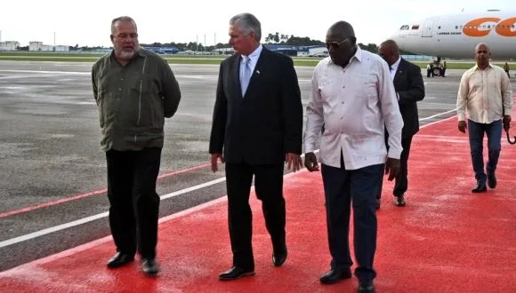 África, Cuba, Manuel Marrero Cruz, Miguel Díaz-Canel Bermúdez, Política, Salvador Valdés Mesa, Visita oficial, gira