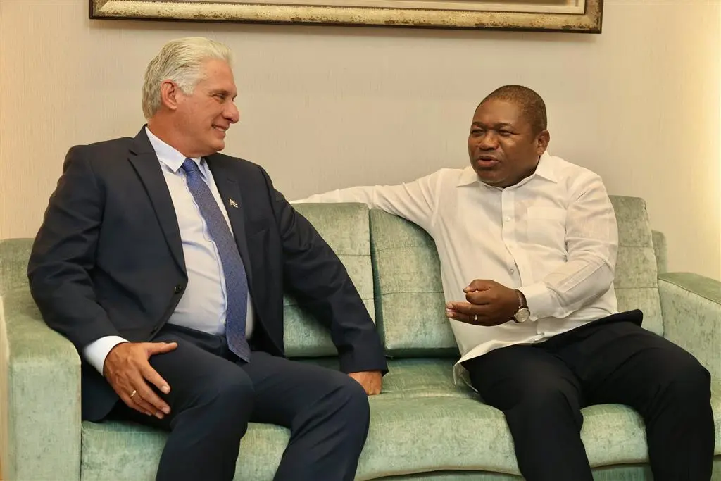 bloqueo económico, colaboración, cuba, Miguel Díaz Canel, Mozambique, relaciones, solidaridad, visita oficial