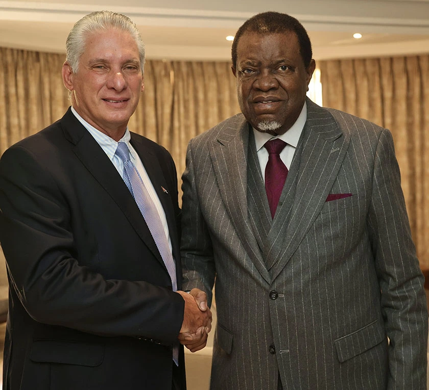 Miguel Díaz Canel, gira África, visita, Namibia