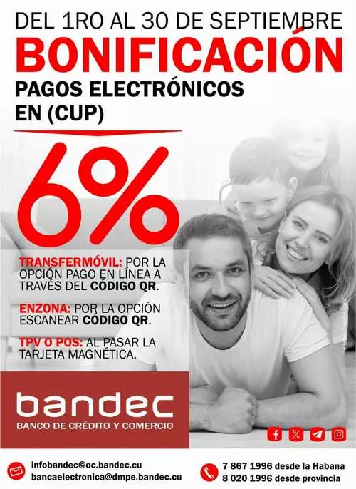 pagos electrónicos, bonificación