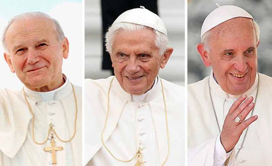 visita, papas, Juan Pablo, Benedicto XVI, Francisco, libertad religiosa