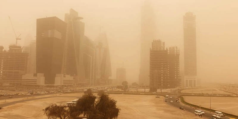 tormenta polvo, inclemencias climáticas