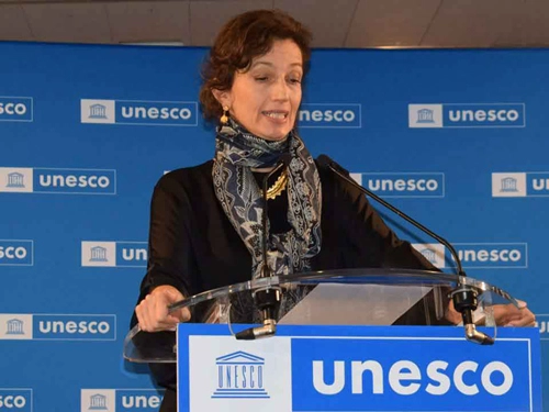 Audrey Azoulay, directora general de la UNESCO