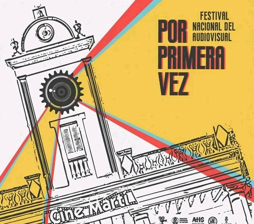Logo, Festival Audiovisual, por Primera Vez, Holguí