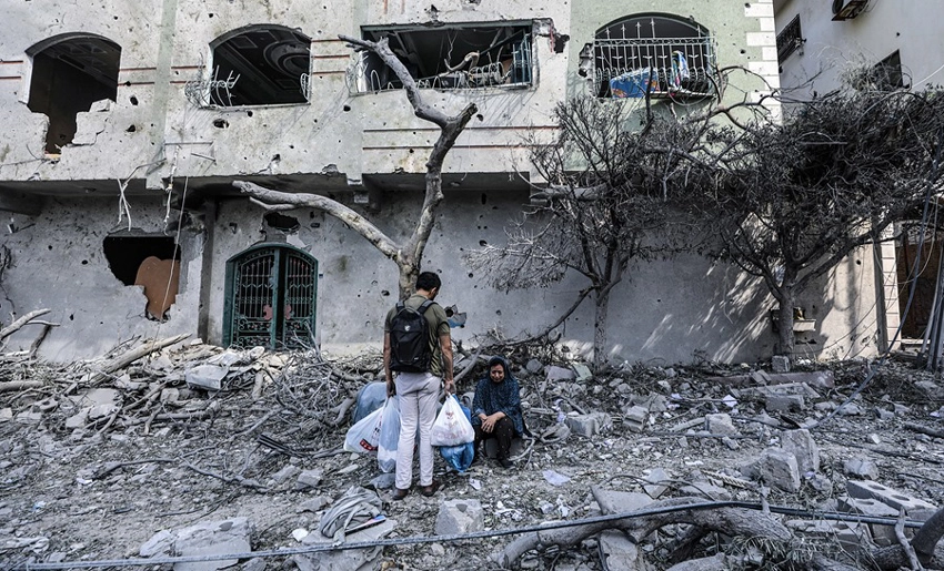 Palestinos desplazados, Franja de Gaza