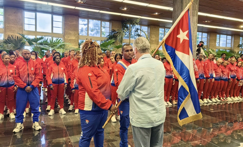 Abanderada delegación de Cuba, Juegos Panamericanos 2023