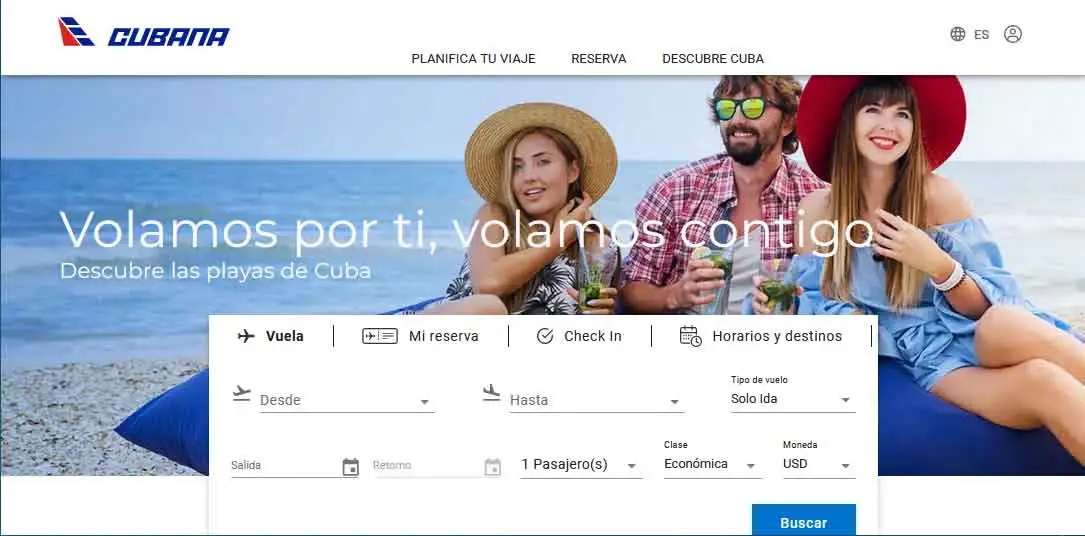 #cuba #Cubana de Aviación #viajes #vuelos, boletería online