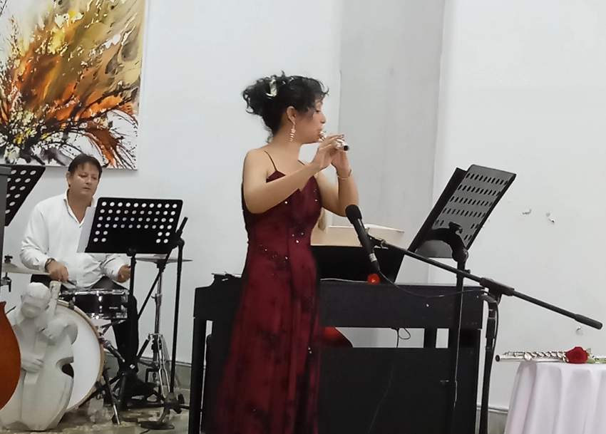 Concierto, flautista Edelis Cabreja Loyola, Holguín