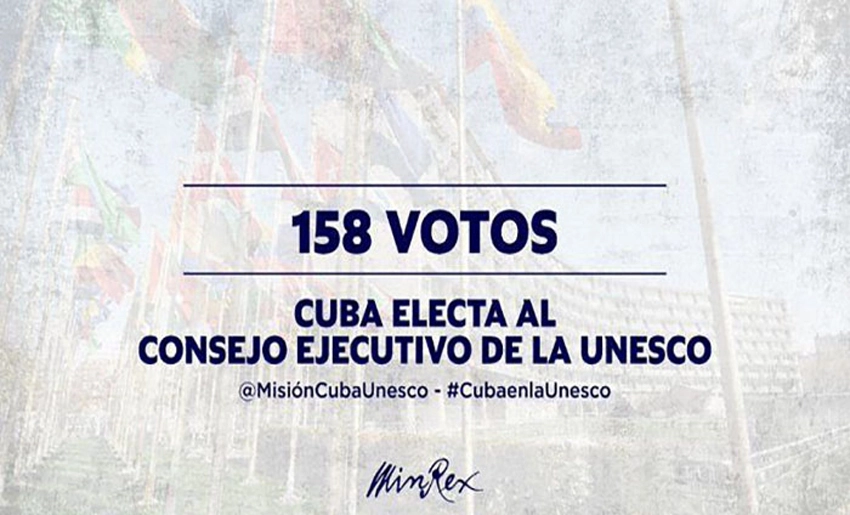 Elección, Cuba, Ejecutivo de la Unesco