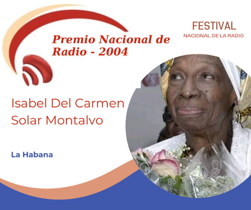 Isabel Solar Montalvo, Premio Nacional de la Radio cubana, personalidad, jurado, Holguín