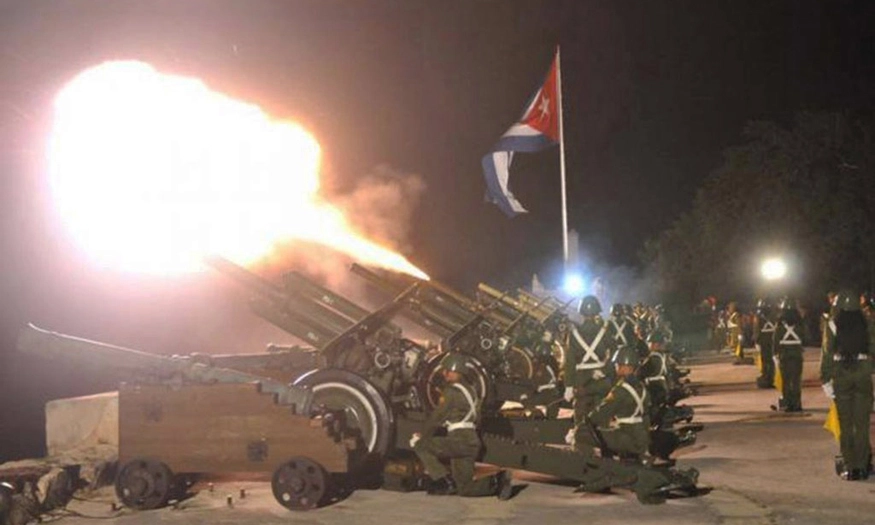 Ceremonia militar, Cuba, FAR, aniversario de la Revolución cubana