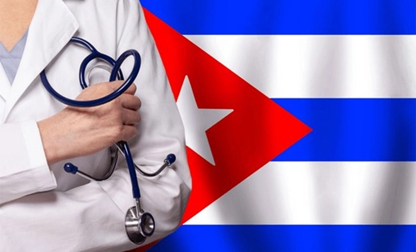 Médicos, Cuba, Bandera cubana